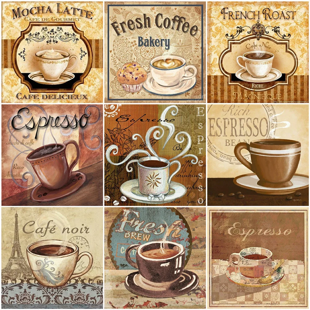 HUACAN DIY Diamond Painting Coffee 5D Full Square Mosaic Diamond Cross Stitch Cup Rhinestone Picture Text Home Decor
HUACAN DIY Diamond Painting Coffee 5D Full Square Mosaic Diamond Cross Stitch Cup Rhinestone Picture Text Home Decor
