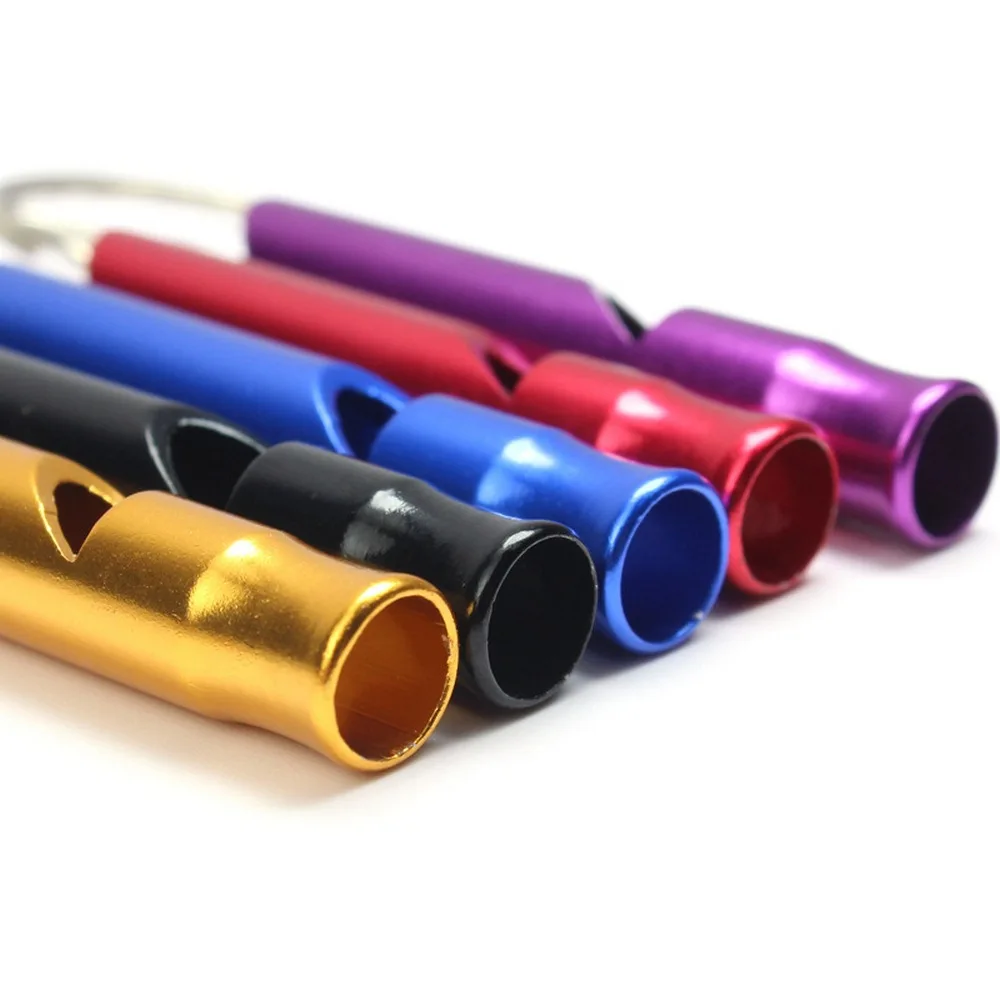 50PCS Whistles Training Whistle Multifunctional Aluminum Emergency Survival Whistle Keychain for Camping Hiking Outdoor Sport
50PCS Whistles Training Whistle Multifunctional Aluminum Emergency Survival Whistle Keychain for Camping Hiking Outdoor Sport