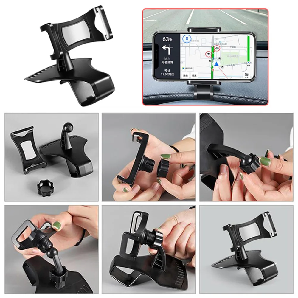 360 Rotation Universal Car Phone Holder Dashboard Mount Bracket Cellphone Clip For Smartphone
360 Rotation Universal Car Phone Holder Dashboard Mount Bracket Cellphone Clip For Smartphone