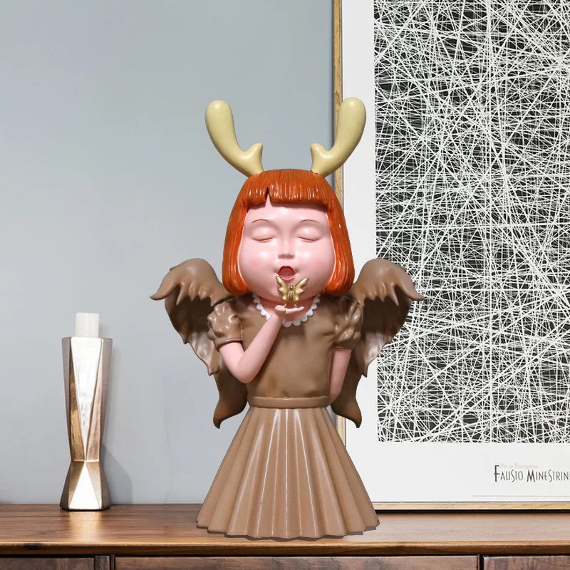 Nordic Handicraft Lovely Angel Ornaments Children's Room Desktop Household Decorations
Nordic Handicraft Lovely Angel Ornaments Children's Room Desktop Household Decorations