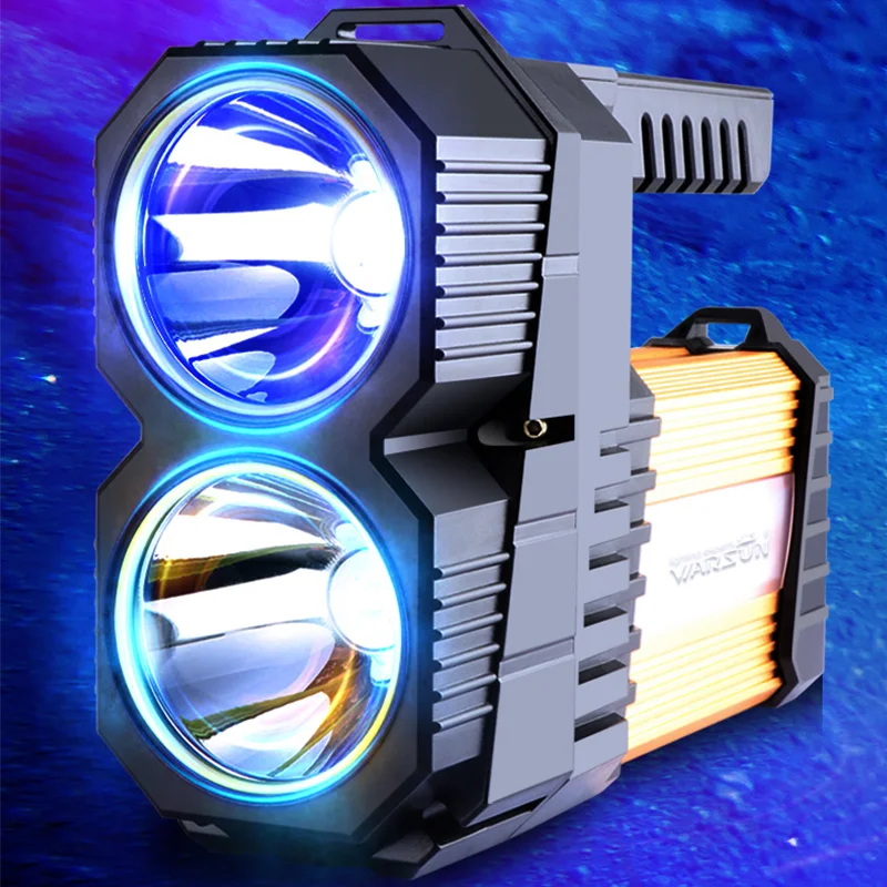 WARSUN D398-WBT Outdoor Portable USB Rechargeable Strong Light Powerful Emergency Charging Led Fishing Lights Searchlight
WARSUN D398-WBT Outdoor Portable USB Rechargeable Strong Light Powerful Emergency Charging Led Fishing Lights Searchlight
