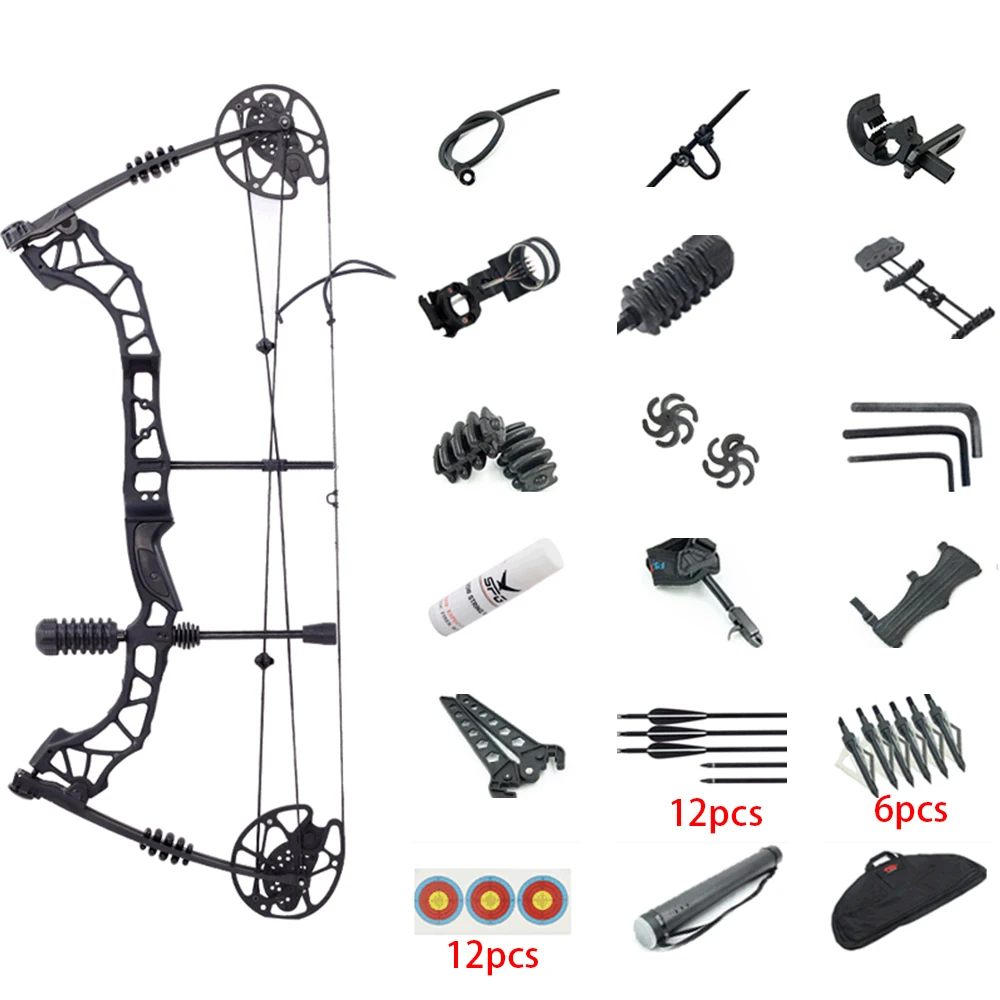 Outdoor Sports Shooting Accessories Set Professional Competition 35-70 Pounds Archery Hunting Compound Bow
Outdoor Sports Shooting Accessories Set Professional Competition 35-70 Pounds Archery Hunting Compound Bow