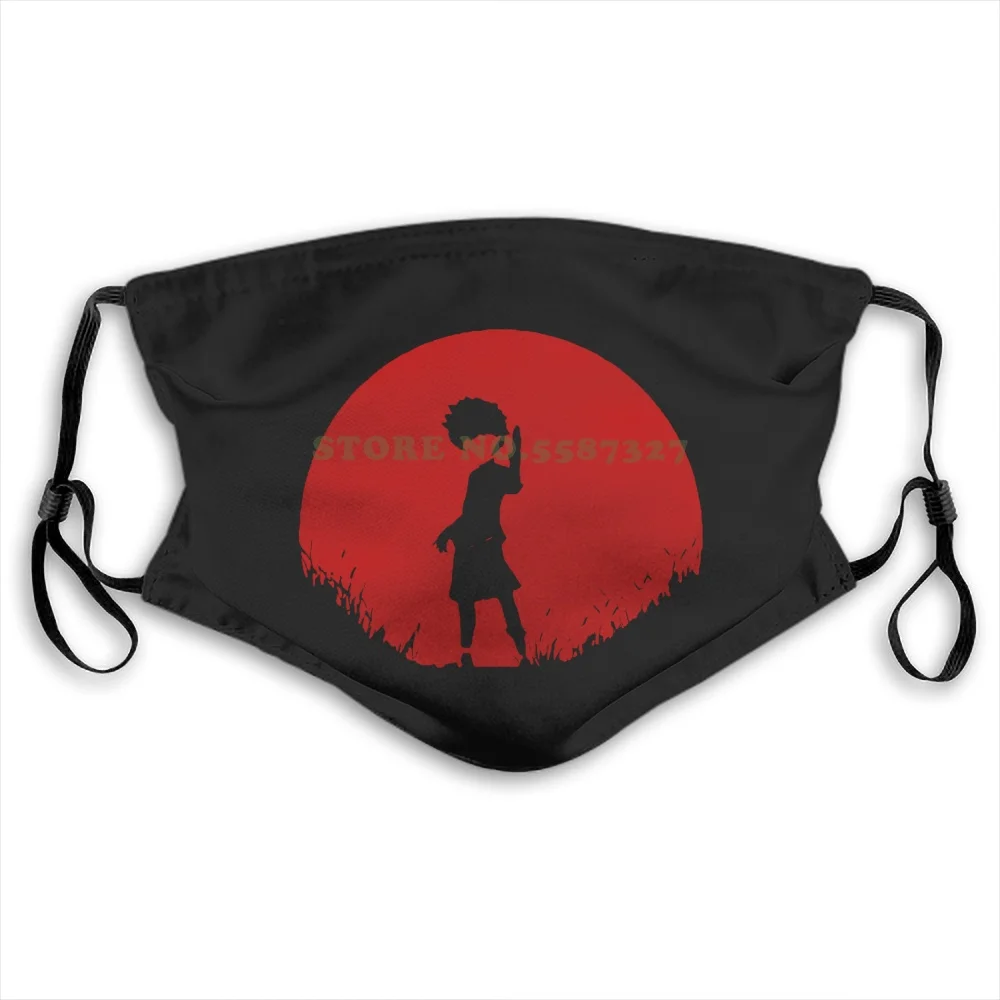 Маска для лица Killua Red Moon Hunter X Hxh аниме унисекс все размеры моющаяся на половину