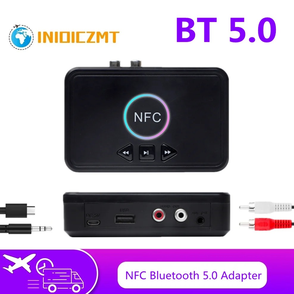 INIOICZMT NFC Bluetooth5.0 Adapter Home Speaker Receiver USB Smart Playback A2DP AUX 3.5mm AV Jack Stereo Audio Wireless Adapter
INIOICZMT NFC Bluetooth5.0 Adapter Home Speaker Receiver USB Smart Playback A2DP AUX 3.5mm AV Jack Stereo Audio Wireless Adapter