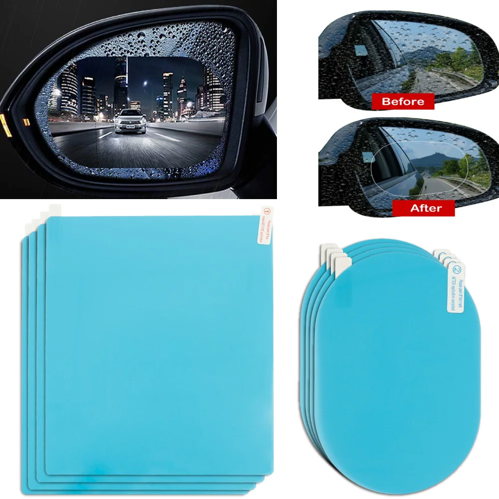 8/2pcs Car Rearview Mirror Rain Film Waterproof Film Rearview Mirror Glass Film Rain Shield Side Window Anti Film Rain-Proof
8/2pcs Car Rearview Mirror Rain Film Waterproof Film Rearview Mirror Glass Film Rain Shield Side Window Anti Film Rain-Proof