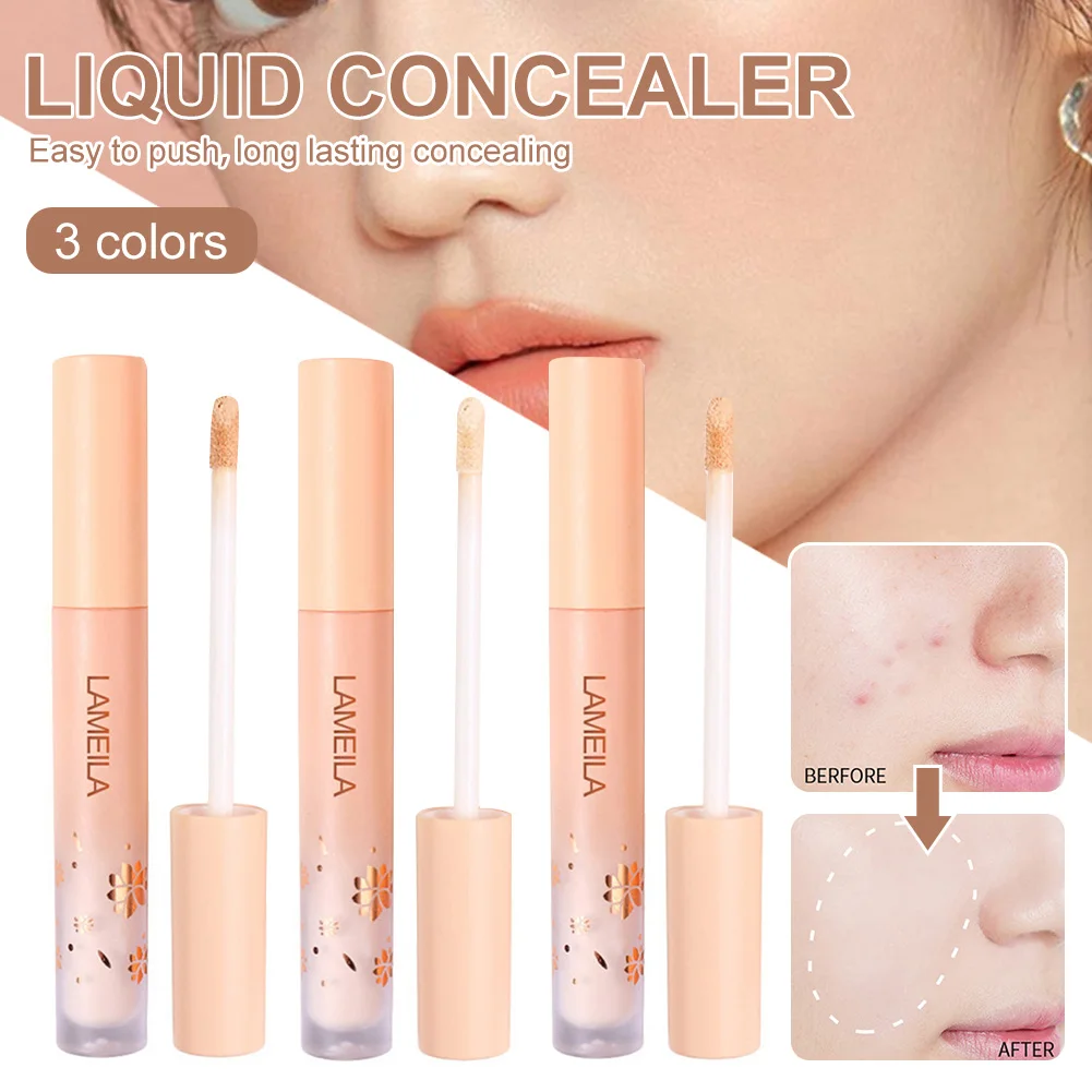 Liquid Concealer 3 Colors Full Coverage Invisible Pores Flaws Dark Circles Long Lasting Face Foundation Brighten Skin Tone
Liquid Concealer 3 Colors Full Coverage Invisible Pores Flaws Dark Circles Long Lasting Face Foundation Brighten Skin Tone