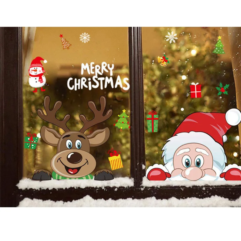 20*30cm New Christmas Window Glass Wall Stickers Santa Claus Elk Static Electricity Home Removable Sticker Decoration Supplies
20*30cm New Christmas Window Glass Wall Stickers Santa Claus Elk Static Electricity Home Removable Sticker Decoration Supplies