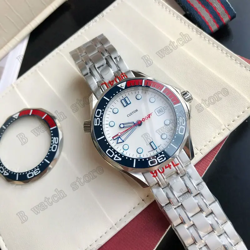 New 42mm automatic 8215 Miyota Movement male watch stainless steel ceramic bezel waterproof luminous mechanical male watch 007
New 42mm automatic 8215 Miyota Movement male watch stainless steel ceramic bezel waterproof luminous mechanical male watch 007