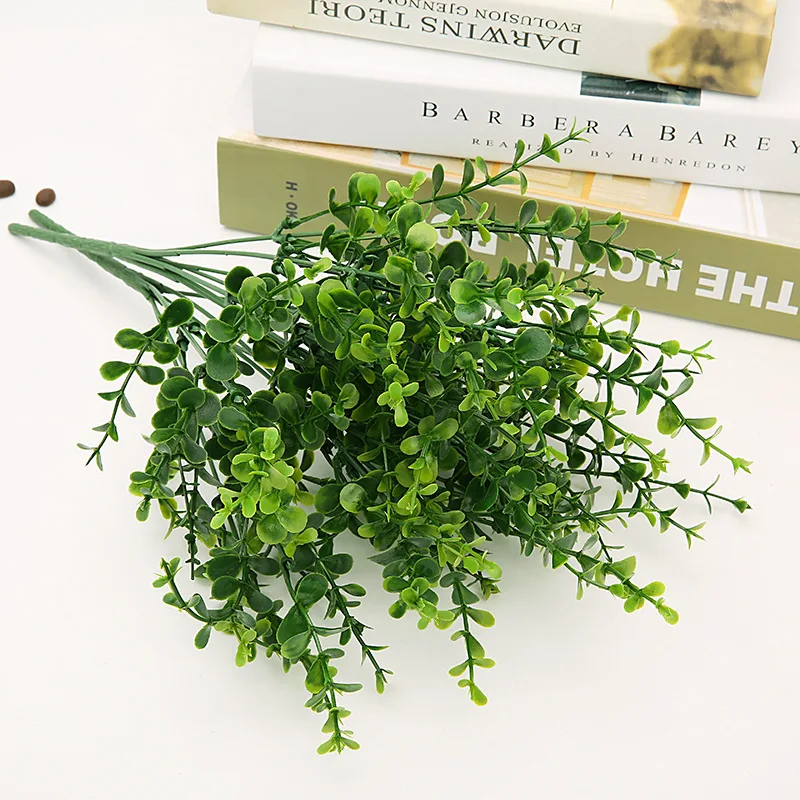 1 шт. зеленые травы пластиковые искусственные растения цветы для дома свадьба