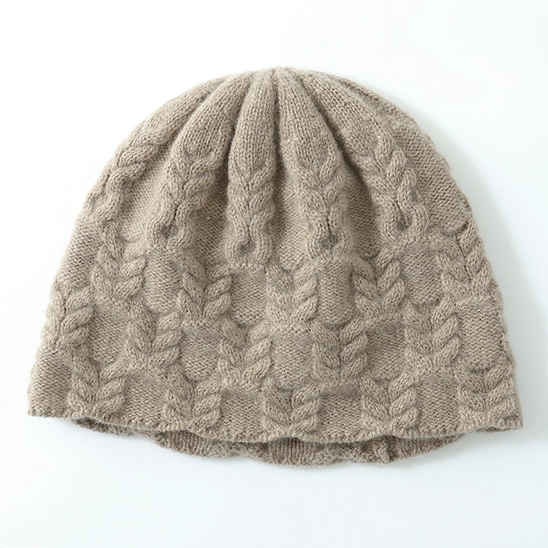 Women Cashmere 35% Thick Caps Cable Knit Solid Bucket Hat Blends Soft Beanies Wool Winter Spring Warm Skullies Real Guaranteed
Women Cashmere 35% Thick Caps Cable Knit Solid Bucket Hat Blends Soft Beanies Wool Winter Spring Warm Skullies Real Guaranteed