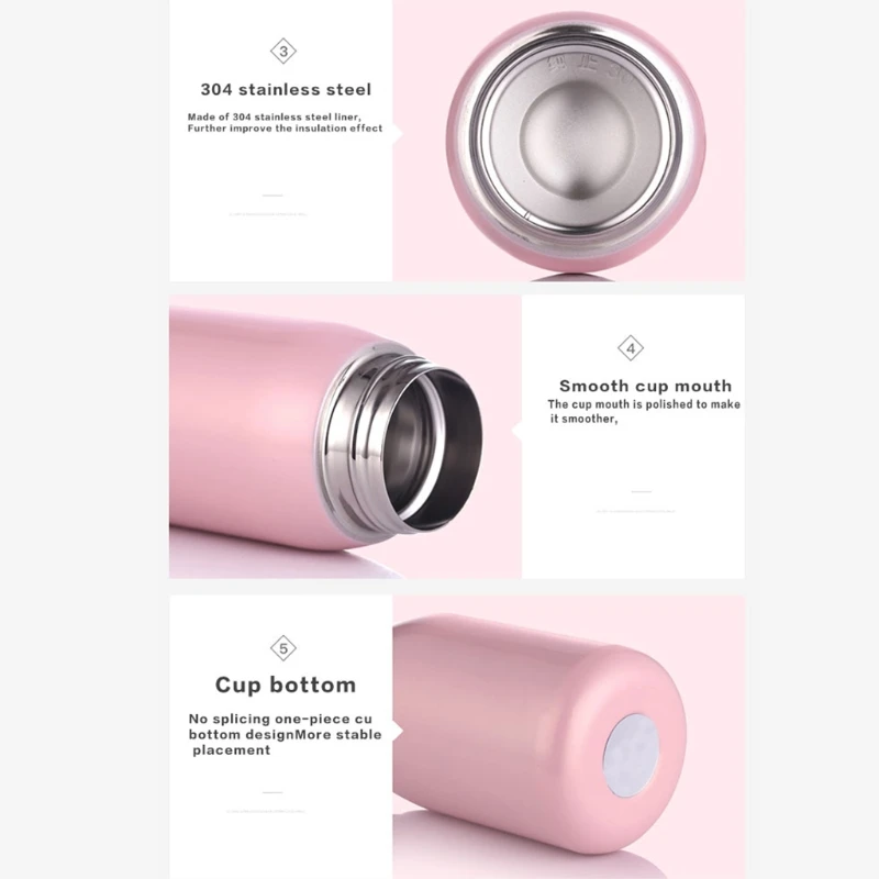 304 Stainless Steel Children Water Cup Mini Vacuum Flask F19A
304 Stainless Steel Children Water Cup Mini Vacuum Flask F19A