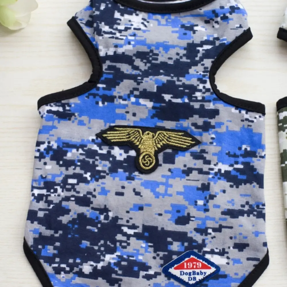 Spring Summer Pet Comfortable Clothes Cool Camouflage Puppy Cotton Vest N06 
Spring Summer Pet Comfortable Clothes Cool Camouflage Puppy Cotton Vest N06