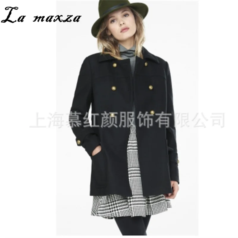 2019 Winter OL Clothes Black Double Breasted Coat Elegant Vintage Slim Plus Size Short Coat
2019 Winter OL Clothes Black Double Breasted Coat Elegant Vintage Slim Plus Size Short Coat