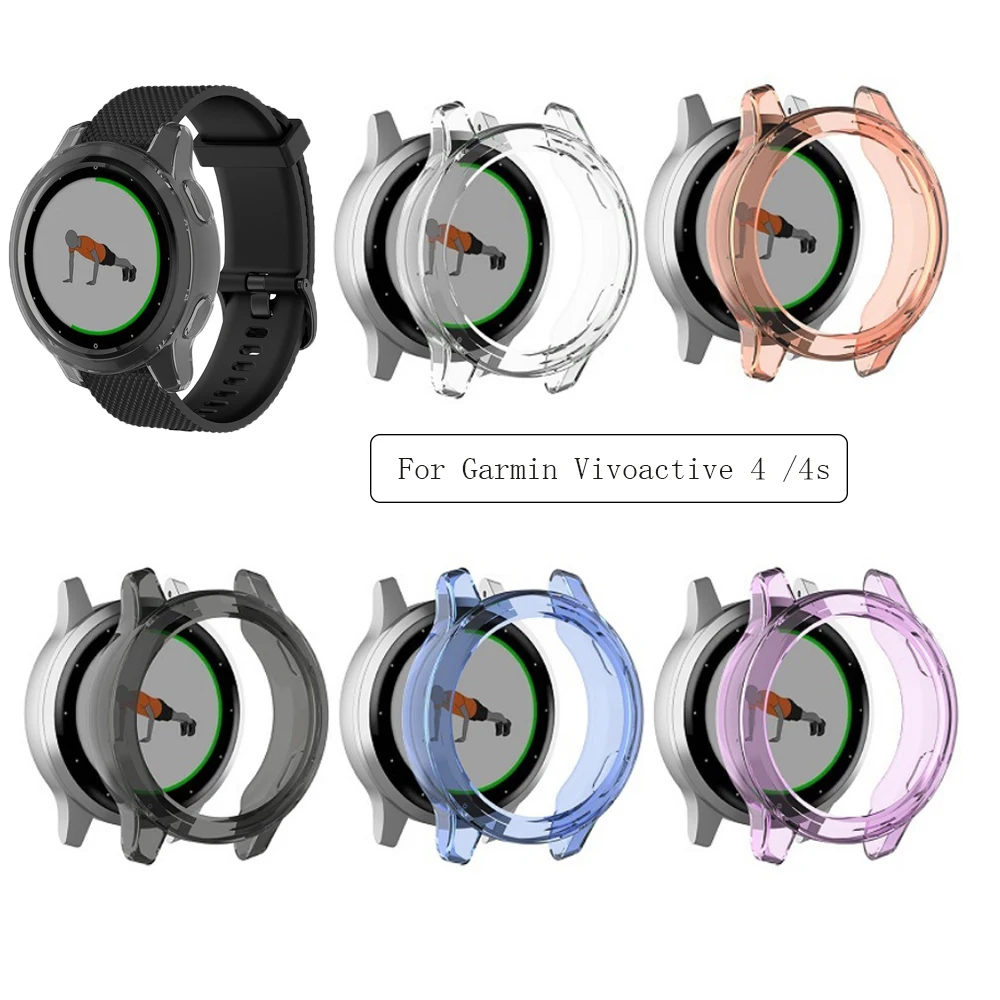 Защитный чехол из ТПУ для Garmin Vivoactive 4, Vivoactive 4s, защитный чехол умных часов, прозрачный
Защитный чехол из ТПУ для Garmin Vivoactive 4, Vivoactive 4s, защитный чехол умных часов, прозрачный