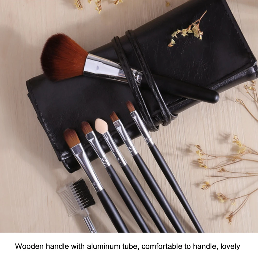 7Pcs Makeup Brushes Set Portable Case PU Storage Bag Eye Shadow Powder Foundation Eyelash Lip Make Up Brush Cosmetic Beauty Tool
7Pcs Makeup Brushes Set Portable Case PU Storage Bag Eye Shadow Powder Foundation Eyelash Lip Make Up Brush Cosmetic Beauty Tool