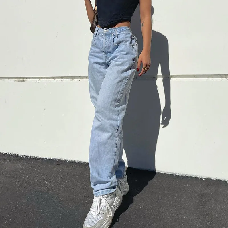 2021 Women's Pants Straight Leg Jeans Women High Waist Slim Loose Pants Casual Washed Butterfly Print Fashion Trousers
2021 Women's Pants Straight Leg Jeans Women High Waist Slim Loose Pants Casual Washed Butterfly Print Fashion Trousers