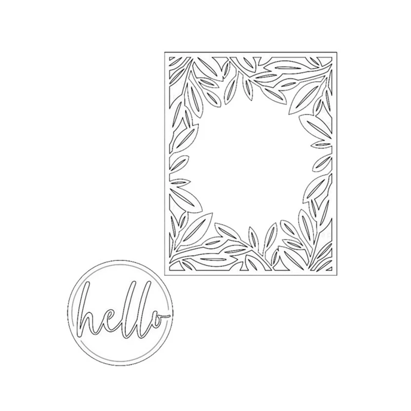 Metal Cutting Dies for New 2021 Scrapbooking Card Making Hello Flower Background Embossing Frames Craft Without Clear Stamps
Metal Cutting Dies for New 2021 Scrapbooking Card Making Hello Flower Background Embossing Frames Craft Without Clear Stamps
