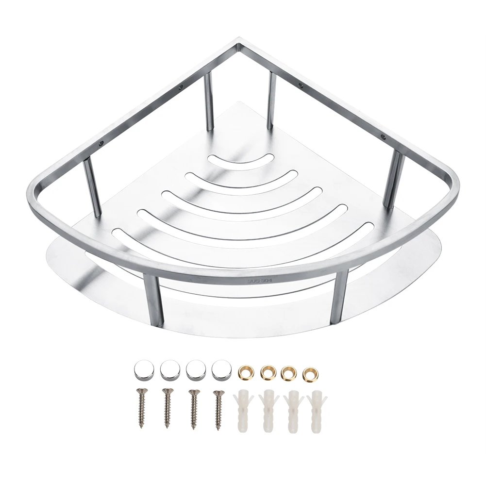 Stainless Steel Wall Mounted Bathroom Shower Corner Basket Shower Gel Storage Shelf Organizer
Stainless Steel Wall Mounted Bathroom Shower Corner Basket Shower Gel Storage Shelf Organizer