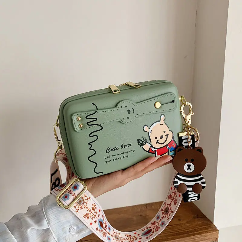 Disney winnie the pooh Messenger bag Girl Crossbody Bag Lady Small Bag cosmetic kawaii Bag woman
Disney winnie the pooh Messenger bag Girl Crossbody Bag Lady Small Bag cosmetic kawaii Bag woman
