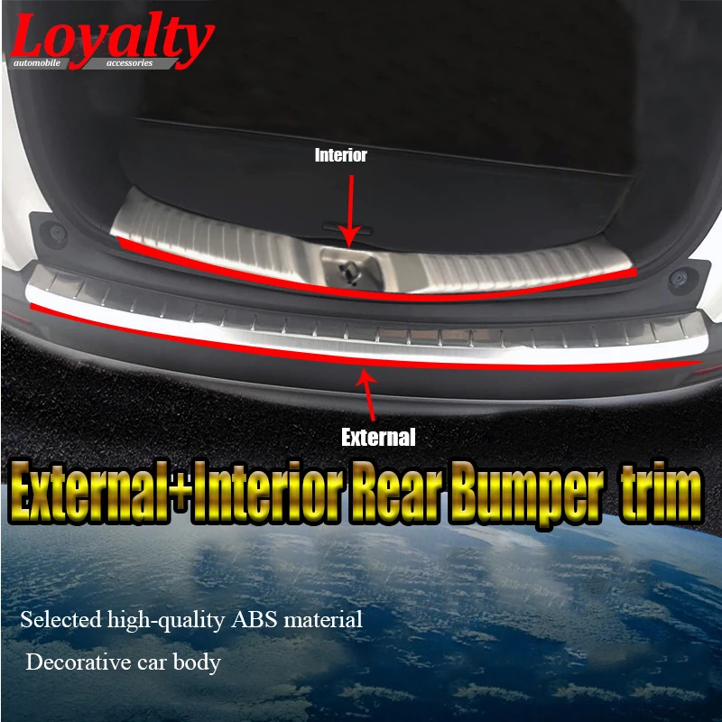Loyalty for Toyota RAV4 2016 2017 Rear Interior+Exterior Trunk Bumper Cover Trim Stainless Steel Car Accessories Auto Styling
Loyalty for Toyota RAV4 2016 2017 Rear Interior+Exterior Trunk Bumper Cover Trim Stainless Steel Car Accessories Auto Styling