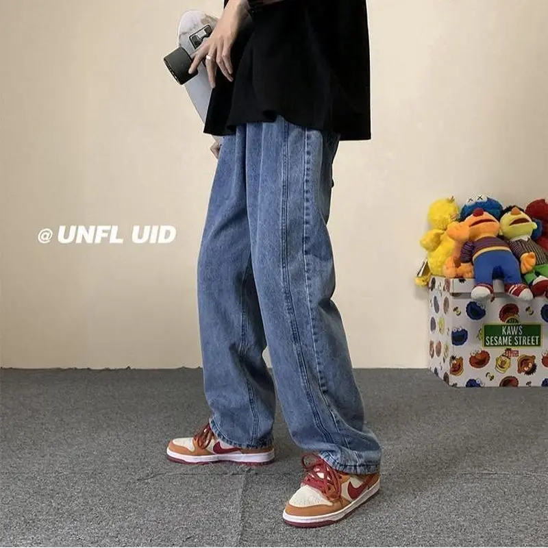 High waist Jeans men's solid oversize pants 2021 summer new fashion high street hip-hop style casual loose thin retro trousers
High waist Jeans men's solid oversize pants 2021 summer new fashion high street hip-hop style casual loose thin retro trousers