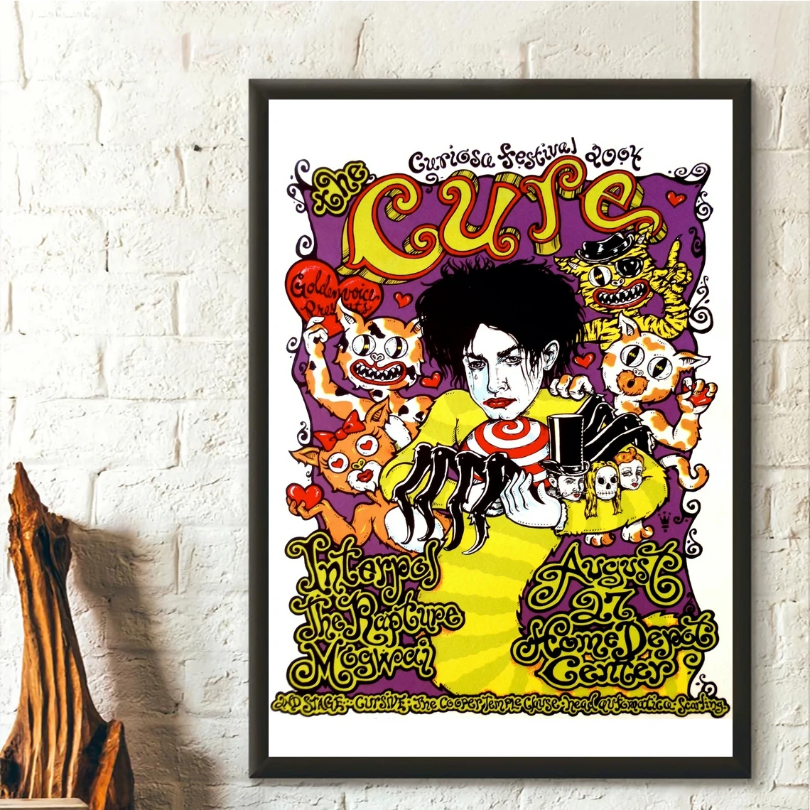 The Cure In Concert Vintage Music Art Poster Canvas Prints Home Decoration Wall Painting (No Frame)
The Cure In Concert Vintage Music Art Poster Canvas Prints Home Decoration Wall Painting (No Frame)