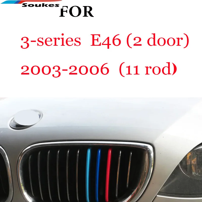 3D Car Front Grille Trim Sport Strips Stickers Styling Buckle Cover Power For BMW 3 series e46 2003 2004 2005 2006 2door
3D Car Front Grille Trim Sport Strips Stickers Styling Buckle Cover Power For BMW 3 series e46 2003 2004 2005 2006 2door