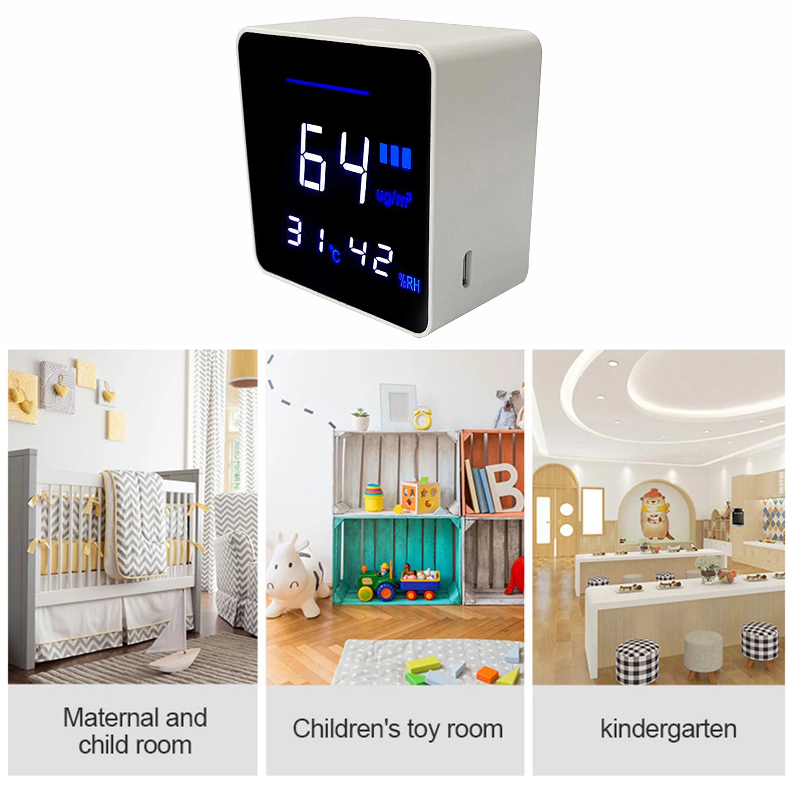 Indoor Air Quality Monitor Lcd Digital Co2 Air Quality Meters Real Time TFT Intelligent Air Quality Sensor Tester Co2 Detector
Indoor Air Quality Monitor Lcd Digital Co2 Air Quality Meters Real Time TFT Intelligent Air Quality Sensor Tester Co2 Detector
