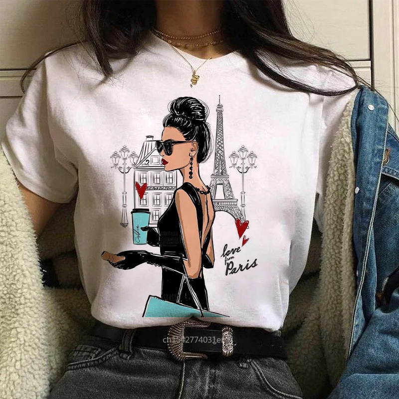 Love Paris Girl Flowers T Shirt Soft Letters Graphic Printed Tops Oversized Graphic Tees
Love Paris Girl Flowers T Shirt Soft Letters Graphic Printed Tops Oversized Graphic Tees