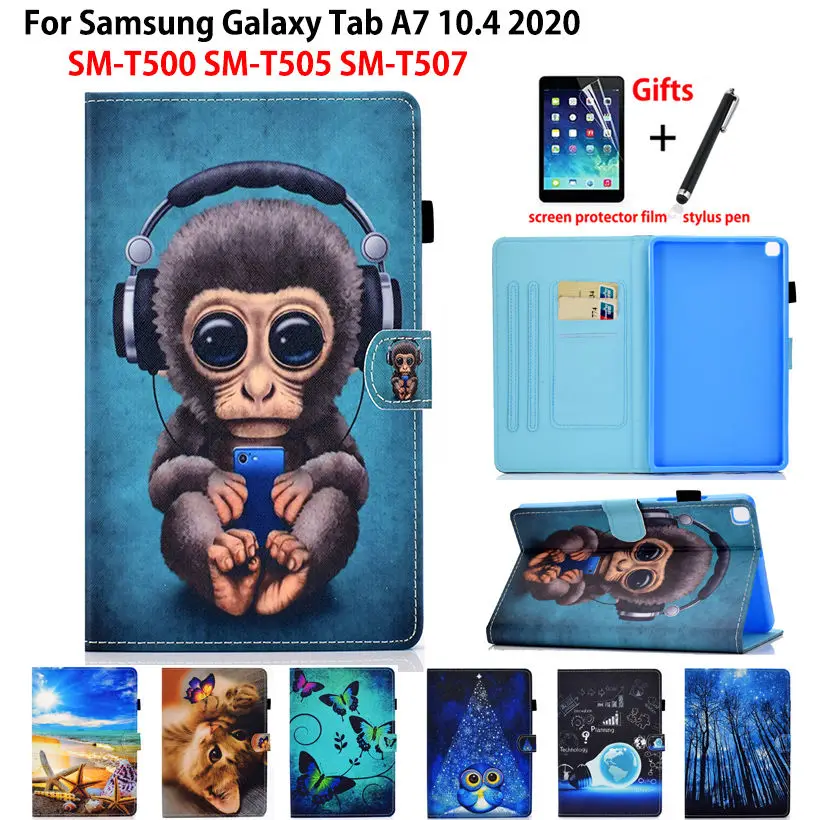2020 Case Cover SM-T500 SM-T505 SM-T507 Coque Funda Cartoon monkey Silicon PU Leather Shell +Gift
2020 Case Cover SM-T500 SM-T505 SM-T507 Coque Funda Cartoon monkey Silicon PU Leather Shell +Gift