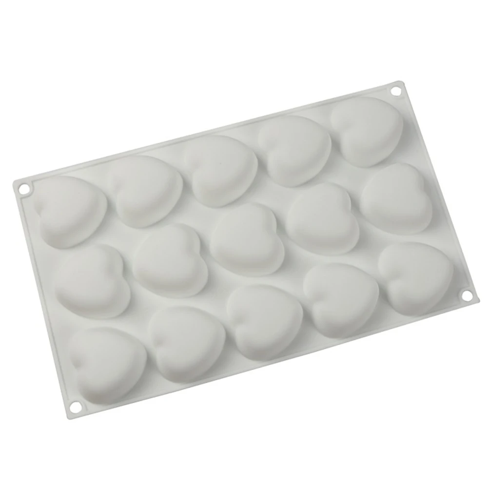 1Pc 15-Cavity Silicone Chocolate Molds Heart Shaped Silicone MoldBread Chocolate Mold DIY Baking Cake Tool Mould Food Grade
1Pc 15-Cavity Silicone Chocolate Molds Heart Shaped Silicone MoldBread Chocolate Mold DIY Baking Cake Tool Mould Food Grade