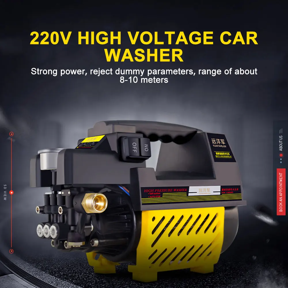 Portable Car Wash Machine Washing Fully Automatic High Pressure 1800W 220V Washer Flowering Cleaning Garden Car Washer
Portable Car Wash Machine Washing Fully Automatic High Pressure 1800W 220V Washer Flowering Cleaning Garden Car Washer