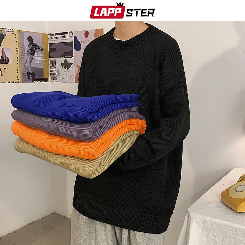Мужской Однотонный свитер LAPPSTER, уличная одежда, Зимний вязаный свитер 2022, Мужской пуловер в Корейском стиле свитер Харадзюку, повседневное ...
Мужской Однотонный свитер LAPPSTER, уличная одежда, Зимний вязаный свитер 2022, Мужской пуловер в Корейском стиле свитер Харадзюку, повседневное ...