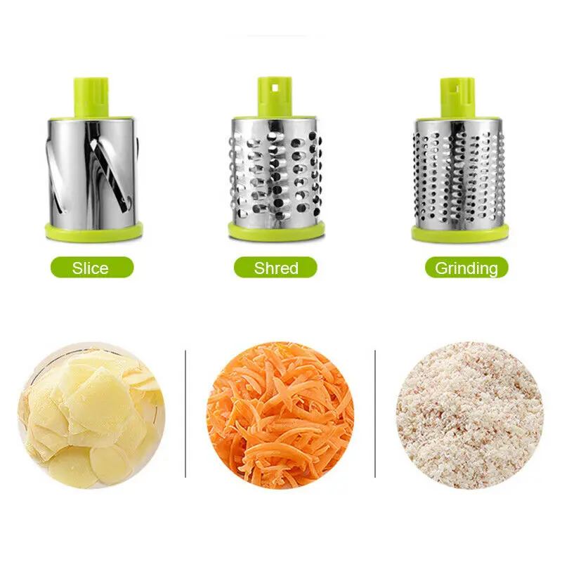 Hand-operated Rotating Drum Vegetable Cutter Household Vegetable Slicing And Shredding Tool
Hand-operated Rotating Drum Vegetable Cutter Household Vegetable Slicing And Shredding Tool