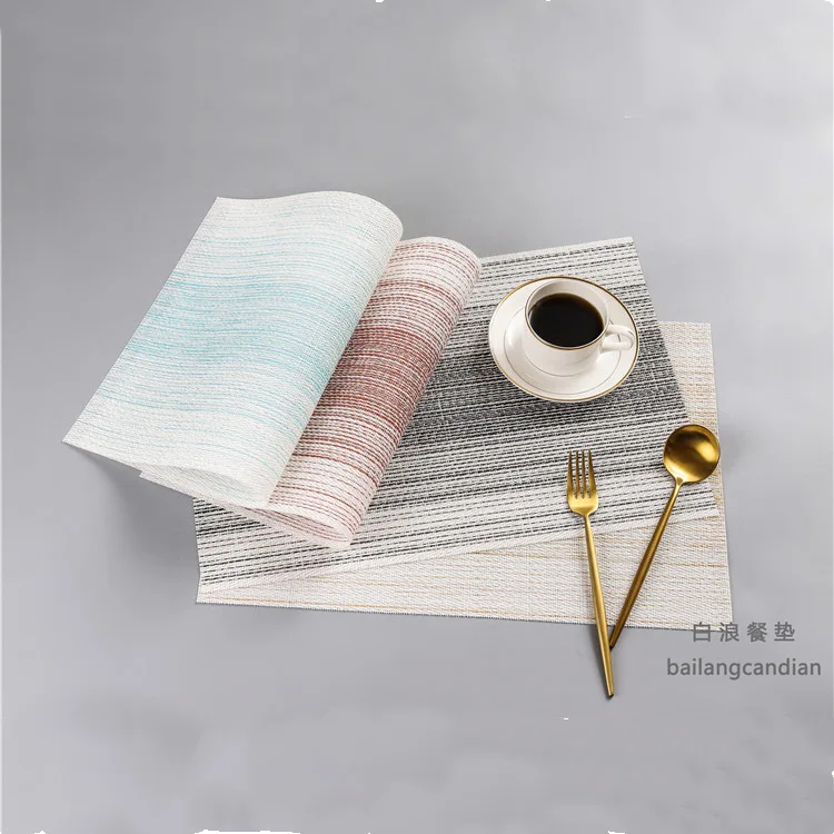 New Product Japanese Style Simple Environmental Protection Waterproof Placemat Restaurant Anti-skid Heat Insulation Pad 30x45cm
New Product Japanese Style Simple Environmental Protection Waterproof Placemat Restaurant Anti-skid Heat Insulation Pad 30x45cm