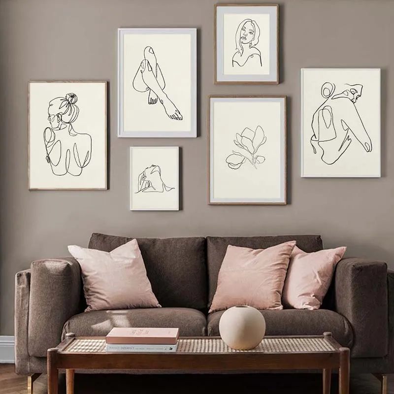 Nordic Minimalist Figures Line Art Woman Body Wall Canvas Paintings Drawing Picture Poster And Print Decoration For Living Room
Nordic Minimalist Figures Line Art Woman Body Wall Canvas Paintings Drawing Picture Poster And Print Decoration For Living Room