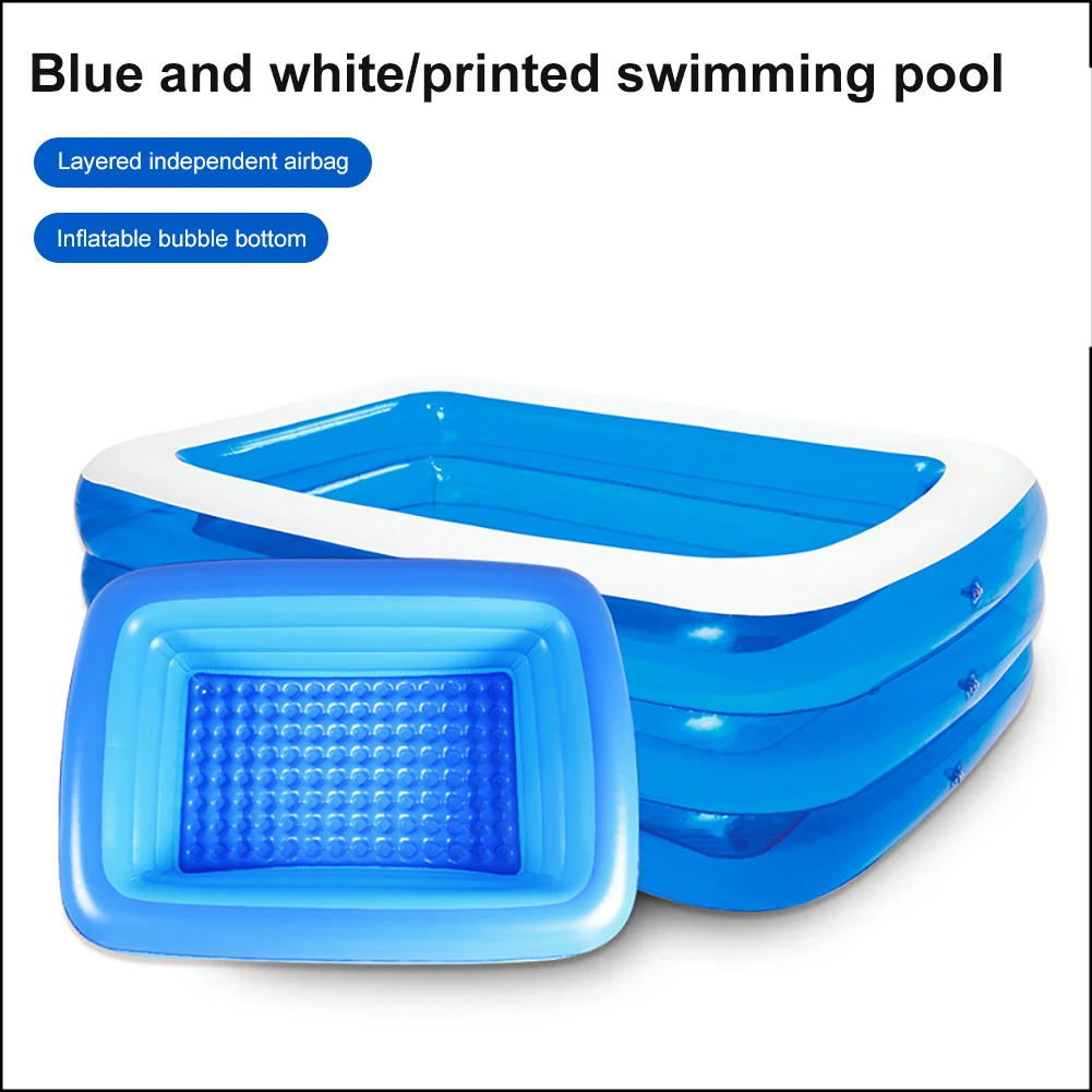 1.3m 3-storey Inflatable Swimming Pool Portable Thicken PVC Outdoor Swimming Pool For Kids Indoor Inflatable Swimming Pool
1.3m 3-storey Inflatable Swimming Pool Portable Thicken PVC Outdoor Swimming Pool For Kids Indoor Inflatable Swimming Pool