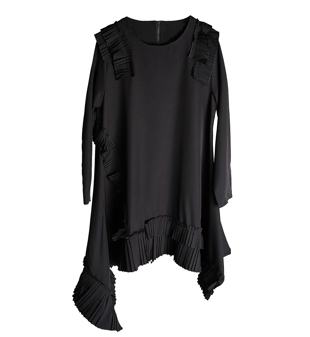 TVVOVVIN 2021 Spring Fashion Personality Solid Color O-neck Long Sleeve0 Spliced Pleated Irregular Pullover Dress HQAG
TVVOVVIN 2021 Spring Fashion Personality Solid Color O-neck Long Sleeve0 Spliced Pleated Irregular Pullover Dress HQAG