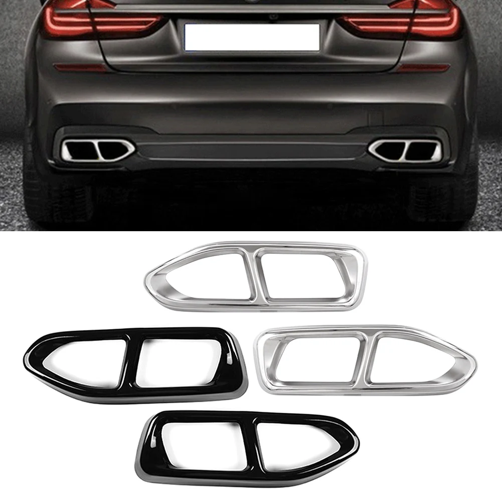 Car Rear Bumper Tail Muffler Exhaust Pipe Output Cover Trim Decor For BMW 7 Series M Sport G11 G12 2016 2017 2018 2Pcs/Pair
Car Rear Bumper Tail Muffler Exhaust Pipe Output Cover Trim Decor For BMW 7 Series M Sport G11 G12 2016 2017 2018 2Pcs/Pair