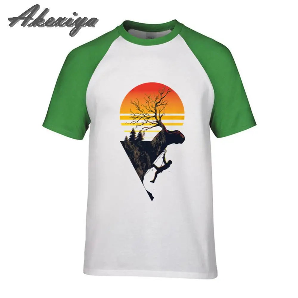 New Arrival Mountain climbing T-shirt men Fashion Climb The sun Tshirt Homme Casual Raglan sleeve male Creative Design T Shirts
New Arrival Mountain climbing T-shirt men Fashion Climb The sun Tshirt Homme Casual Raglan sleeve male Creative Design T Shirts
