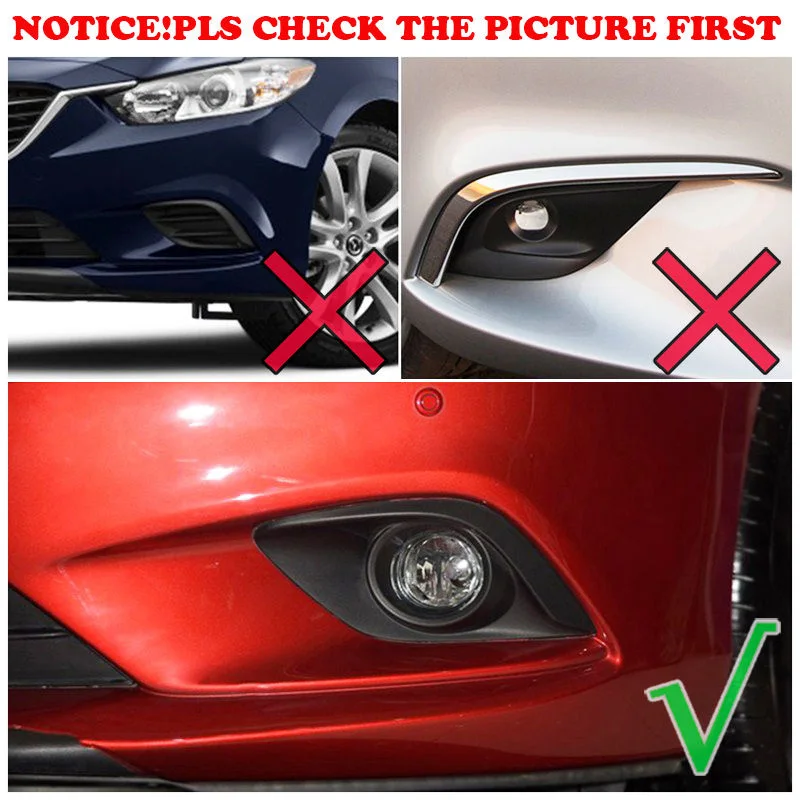 Silver Fog Light Cover Strip Trim 2014-2016 2pcs ABS Accessories For Mazda 6 Atenza Gj
Silver Fog Light Cover Strip Trim 2014-2016 2pcs ABS Accessories For Mazda 6 Atenza Gj