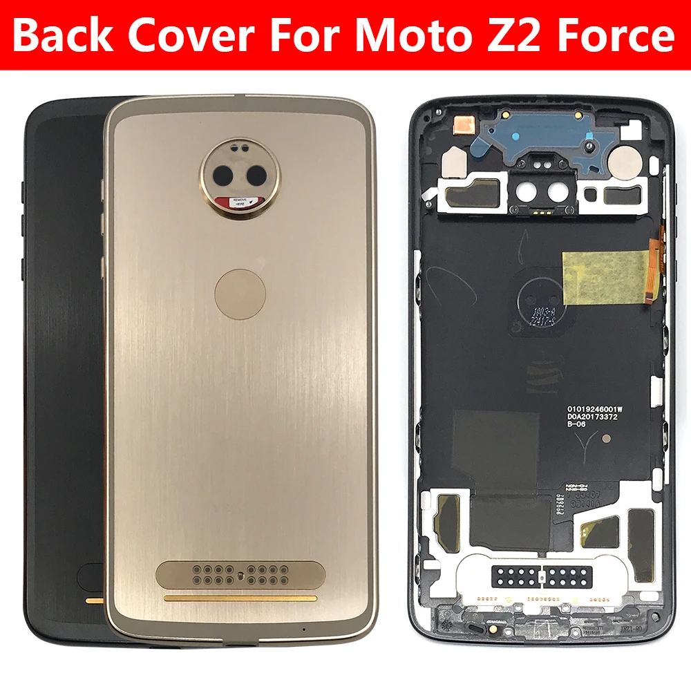 Задняя крышка батарейного отсека с боковым ключом для Motorola Moto Z2 Play / Z2 Force
Задняя крышка батарейного отсека с боковым ключом для Motorola Moto Z2 Play / Z2 Force