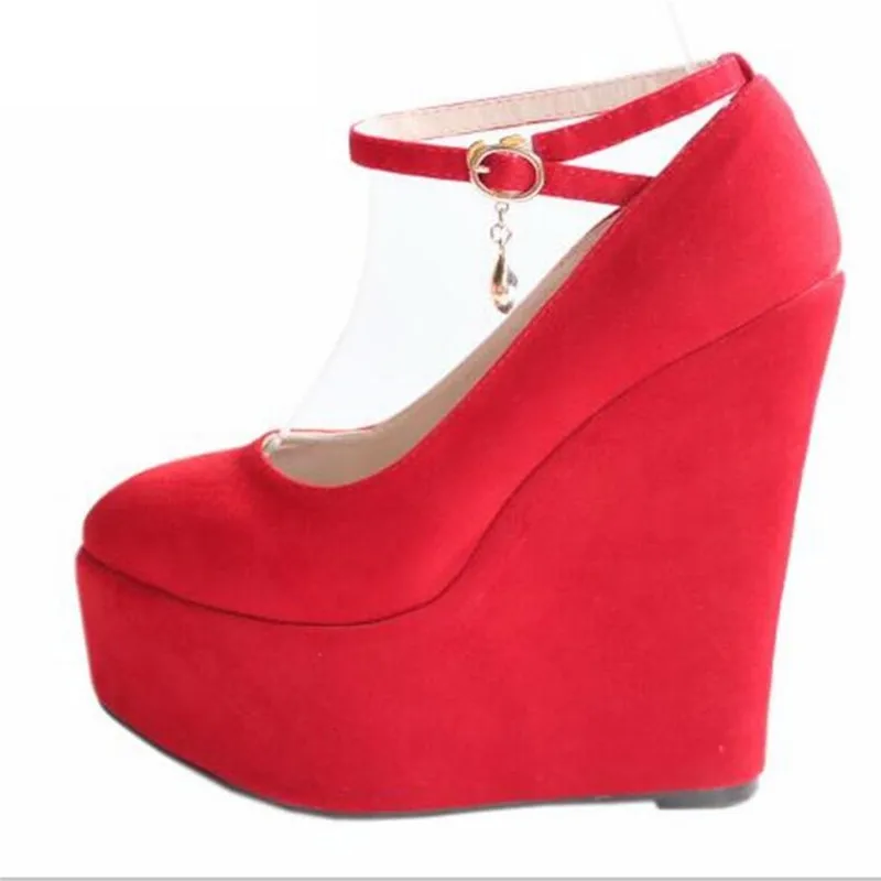 Crossdresser Wedges Stilettos 15cm High Heels Shoes Women Round Toe Ankle Strap Wedding Pumps Small Yards:30 31 32 33 Plus:42 43
Crossdresser Wedges Stilettos 15cm High Heels Shoes Women Round Toe Ankle Strap Wedding Pumps Small Yards:30 31 32 33 Plus:42 43