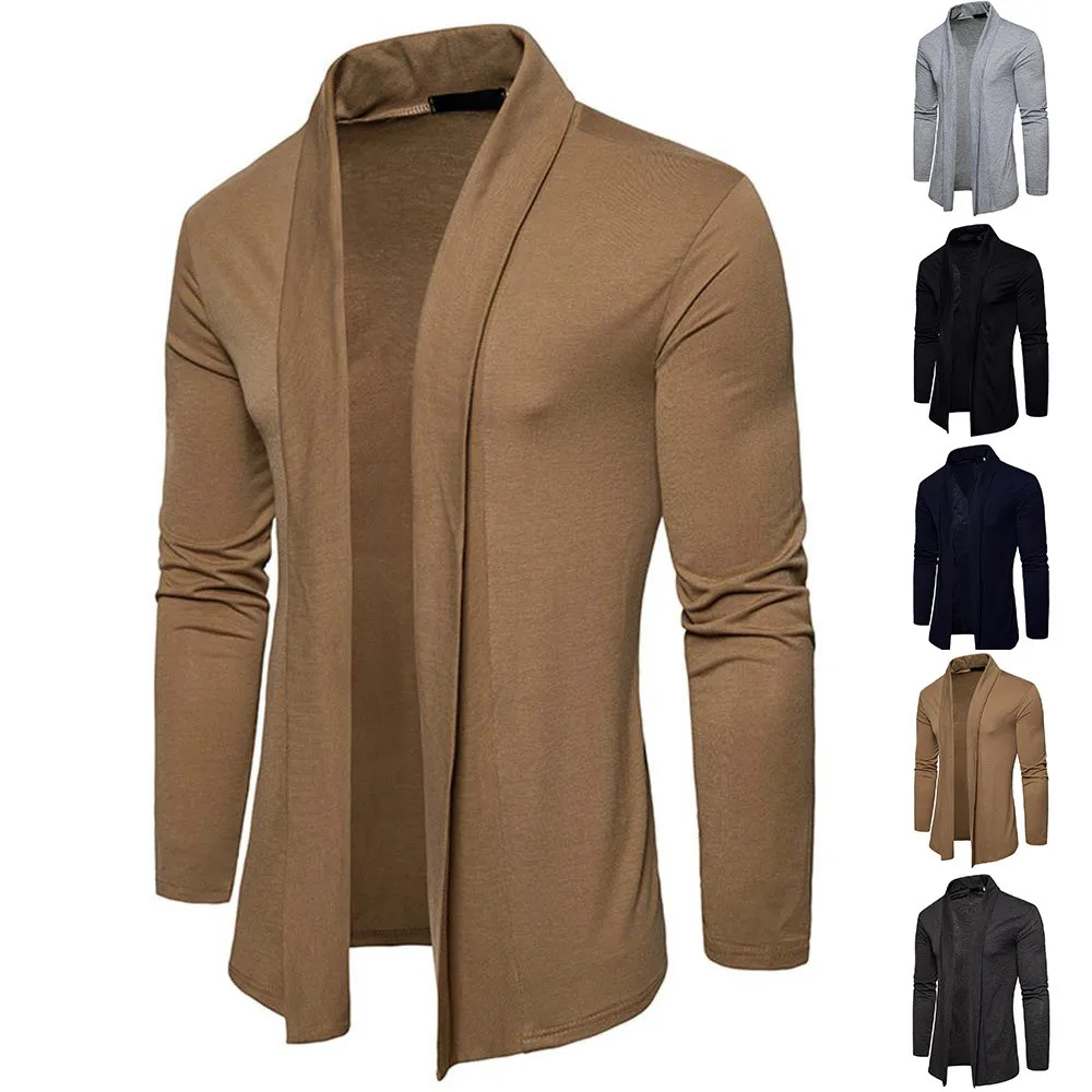 Hot Style Solid Coats Men's Plain Lapel Cardigan Long-Sleeved Coat Autumn Winter Casual Holiday Warm Elegant Slim Fit Top
Hot Style Solid Coats Men's Plain Lapel Cardigan Long-Sleeved Coat Autumn Winter Casual Holiday Warm Elegant Slim Fit Top