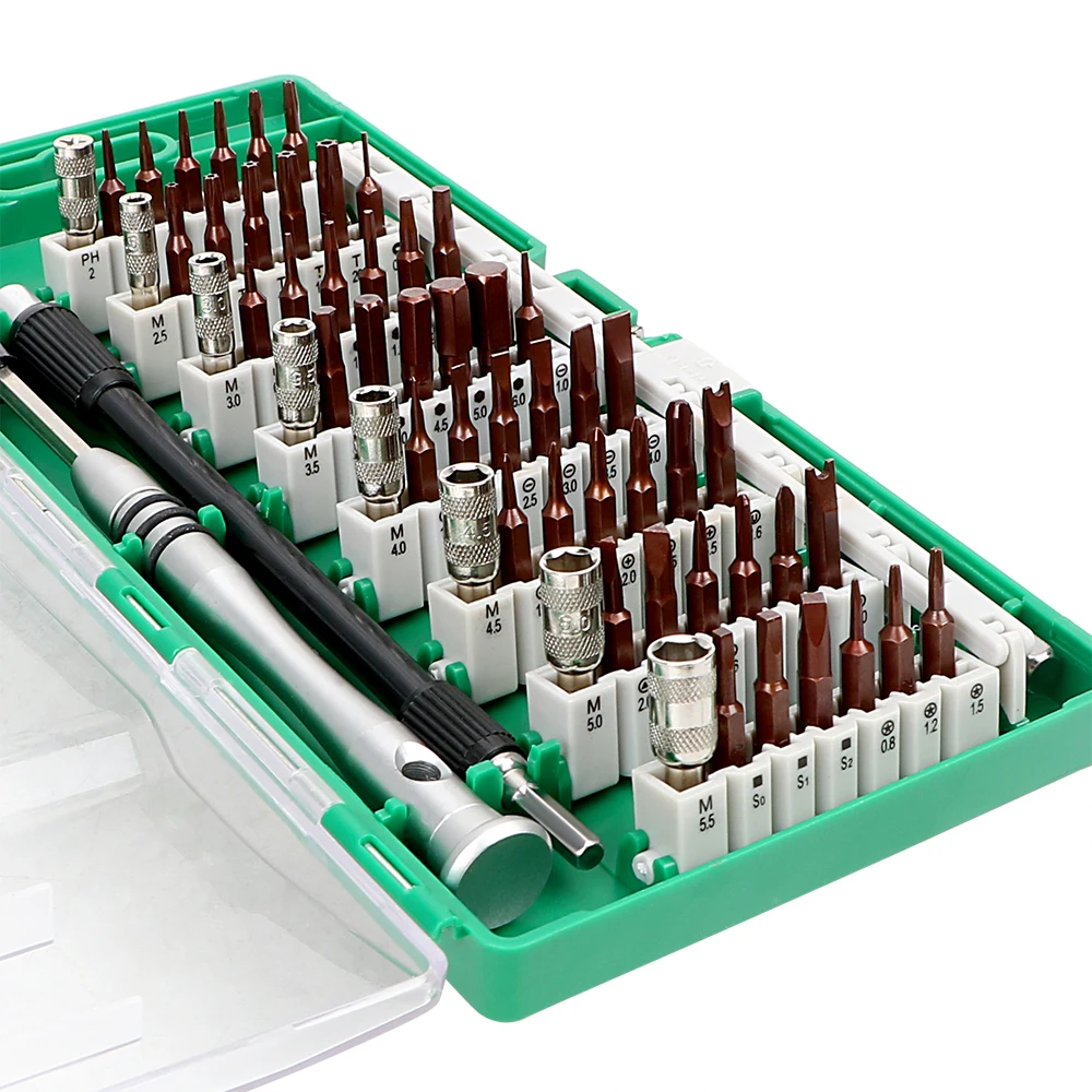 DIYWORK Multifunction 60 in 1 Magnetic Screwdriver Set Electronic Precision Screwdriver Repair Tool Set Cellphone Repair Tools
DIYWORK Multifunction 60 in 1 Magnetic Screwdriver Set Electronic Precision Screwdriver Repair Tool Set Cellphone Repair Tools