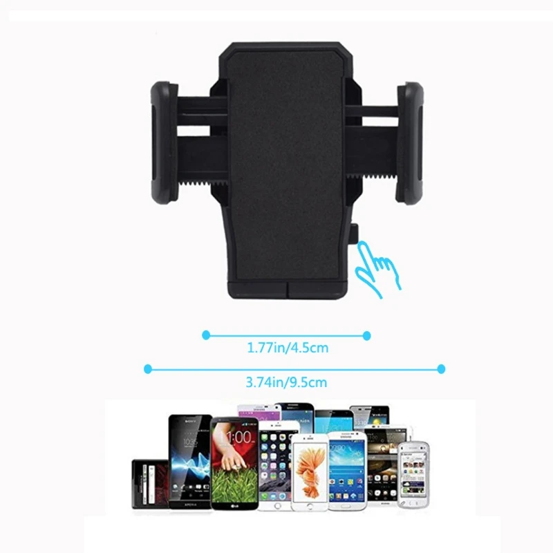 360 Degree Carbon Fiber Adjustable Angle Car Cup Phone Holder Mount Stand Cradle for 3.5 to 7" Mobile Phone Smartphone GPS
360 Degree Carbon Fiber Adjustable Angle Car Cup Phone Holder Mount Stand Cradle for 3.5 to 7" Mobile Phone Smartphone GPS