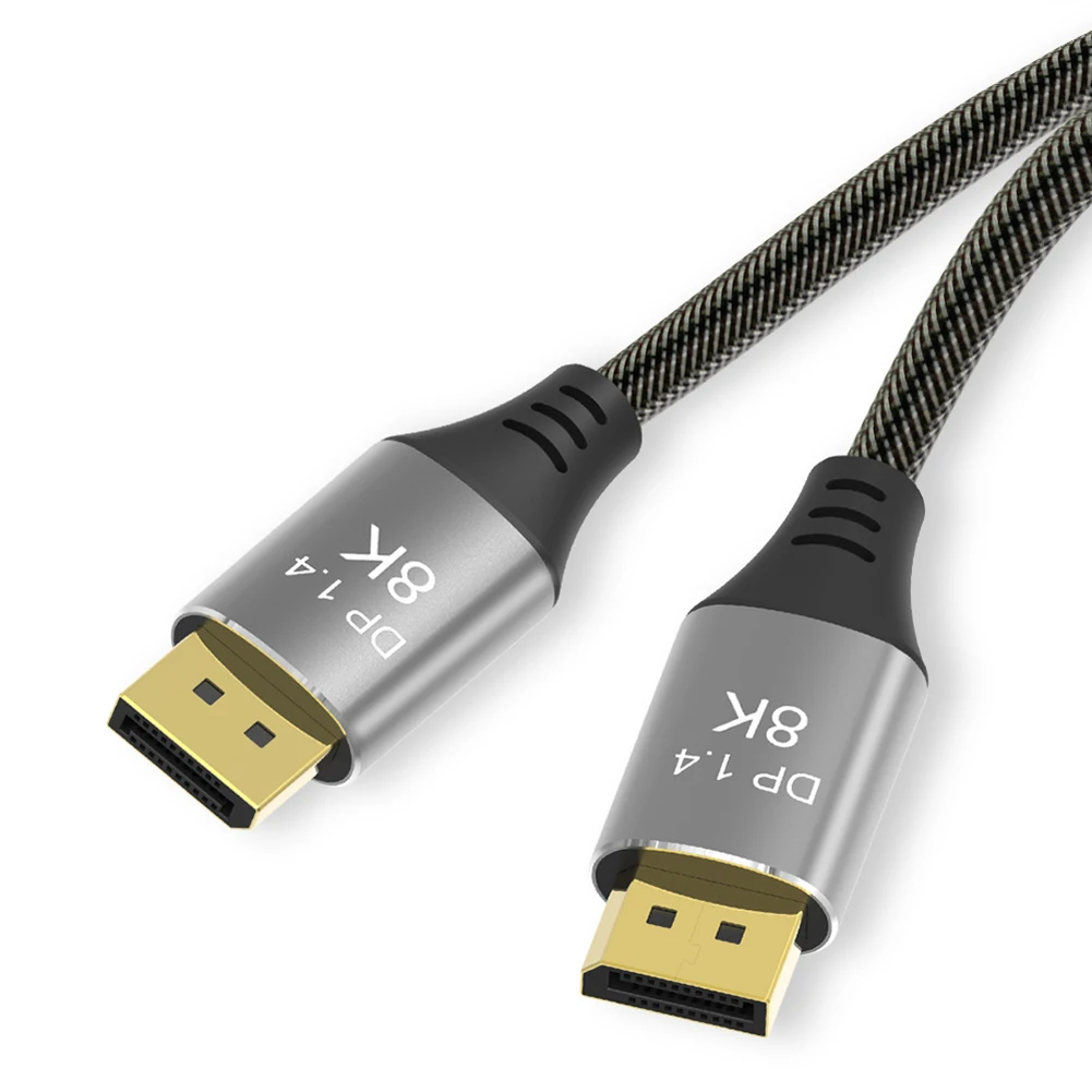 5m Copper Cord Ultra HD 8K 4K Cable DP 1.4 High Speed 32.4Gbps 7680*4320 Resolution Flexible for PC Laptop
5m Copper Cord Ultra HD 8K 4K Cable DP 1.4 High Speed 32.4Gbps 7680*4320 Resolution Flexible for PC Laptop