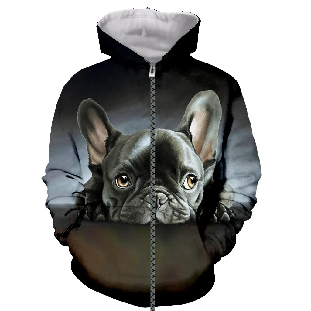 French bulldog FunnyFunny New Fashion Long Sleeves 3D Print Zipper/Hoodies/Sweatshirts/Jacket/Men/women dropshipping
French bulldog FunnyFunny New Fashion Long Sleeves 3D Print Zipper/Hoodies/Sweatshirts/Jacket/Men/women dropshipping