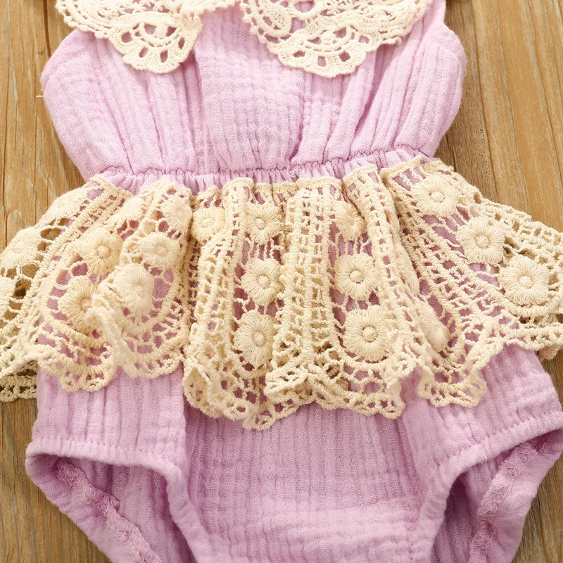 Summer Baby Girl Clothes Rompers Newborn Baby Clothes Toddler Sleeveless Lace Design Romper Jumpsuit Bodysuit 1
Summer Baby Girl Clothes Rompers Newborn Baby Clothes Toddler Sleeveless Lace Design Romper Jumpsuit Bodysuit 1