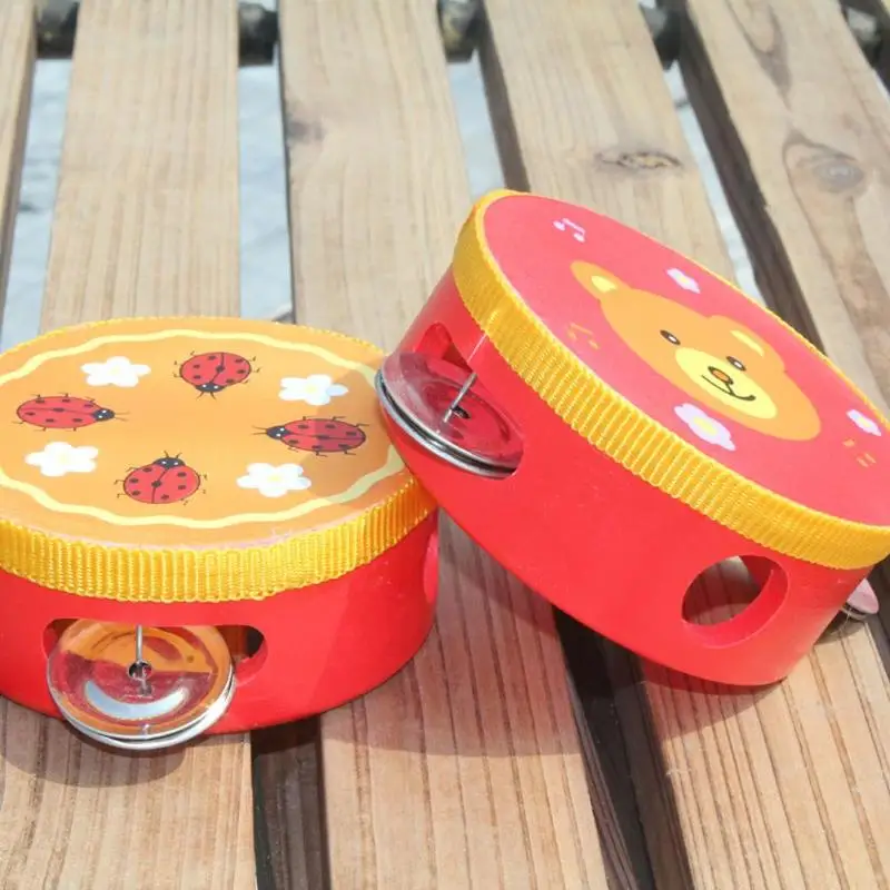 Children Kids Music Toys Educational Cartoon Mini Musical Beat Instrument Hand Drum Baby Gifts | Toy